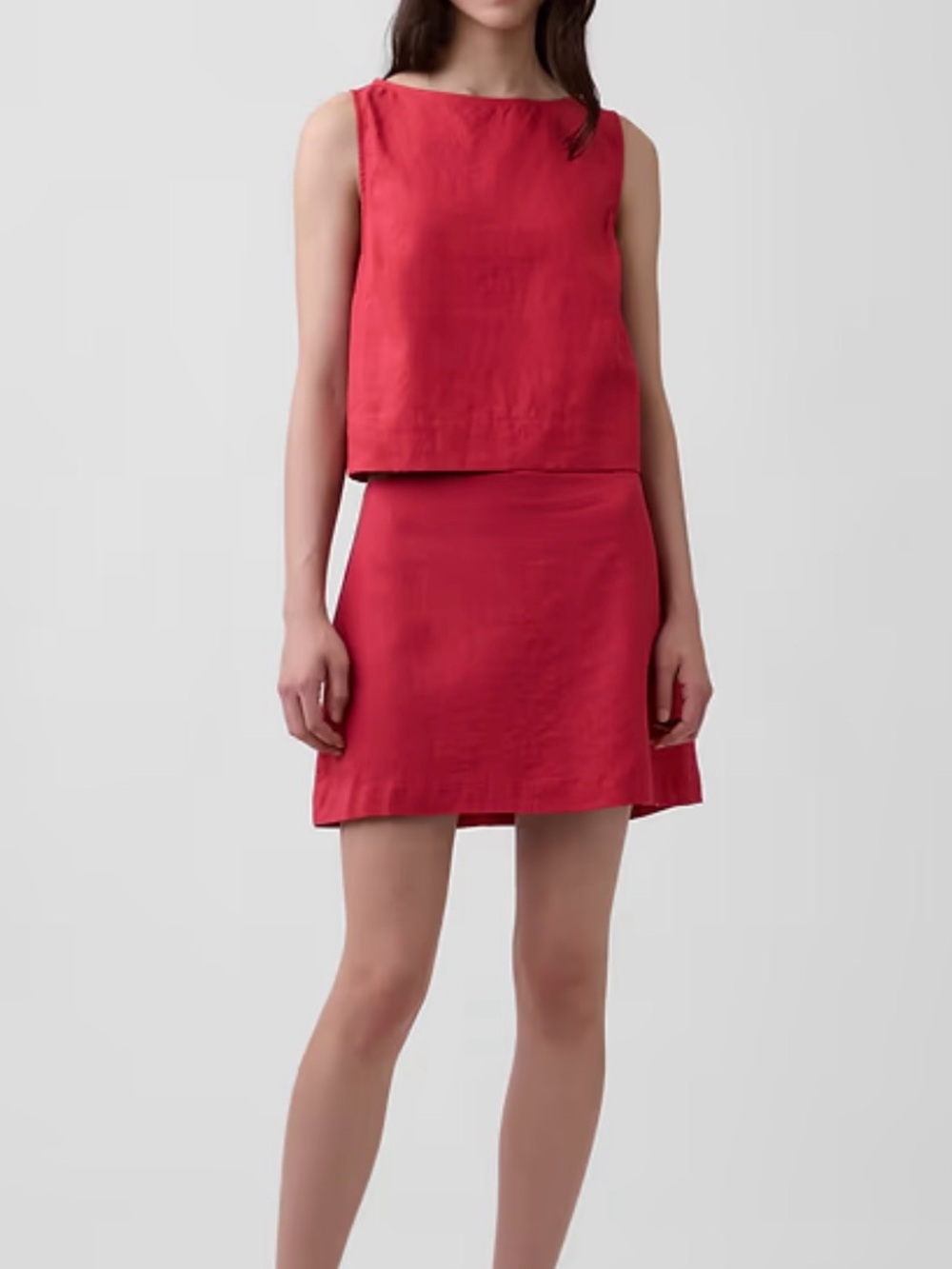 Red skort- Women Gap linen